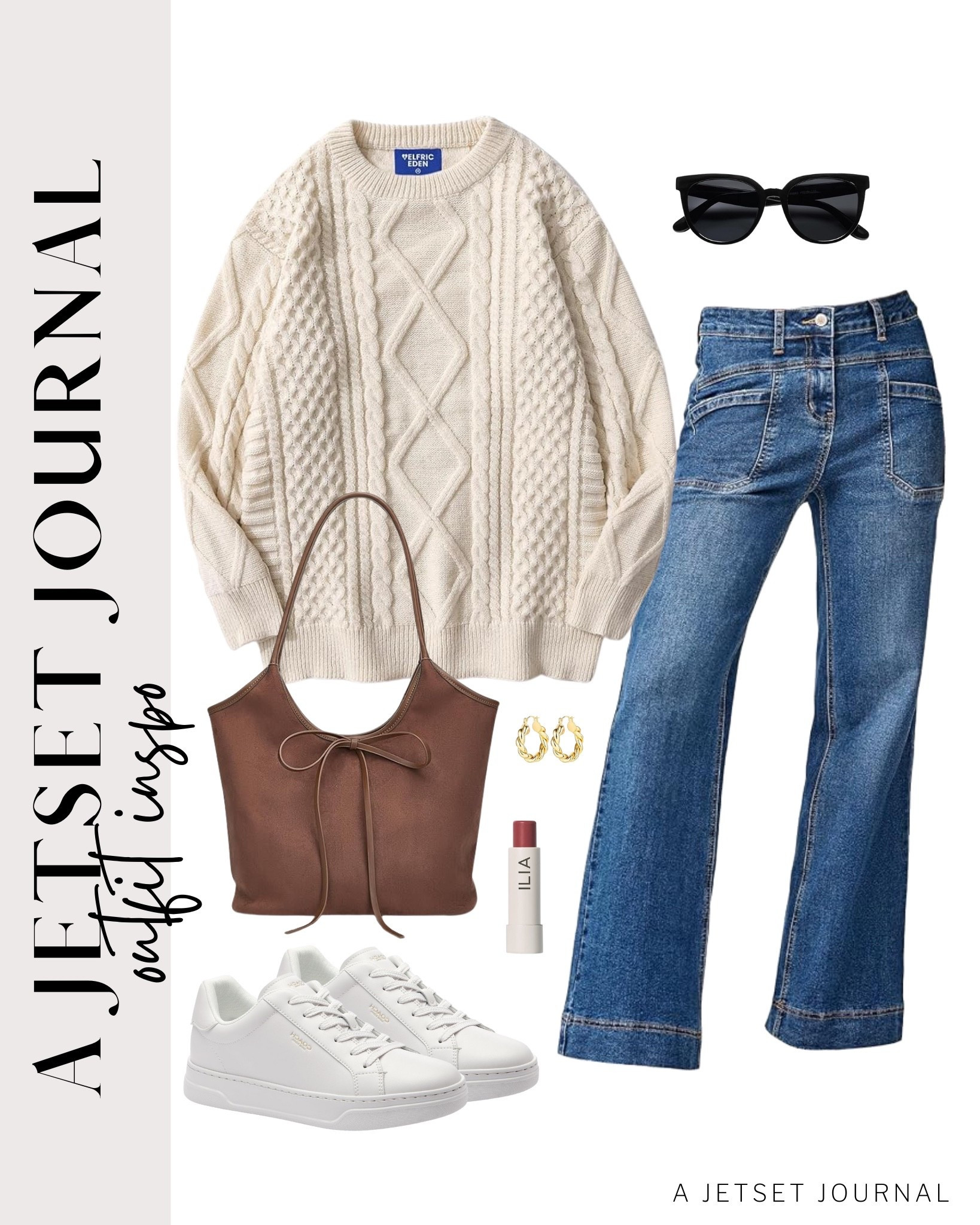 Here's an easy and affordable way to style your sweater and jeans!
ilia lip balm, gold earrings set, high waisted wide leg jeans, trendy look, viral products, casual outfit idea, how to style, ways to style, amazon fashion, affordable style, shoe inspo, fall outfit, fall style

#LTKSeasonal #LTKStyleTip #LTKU