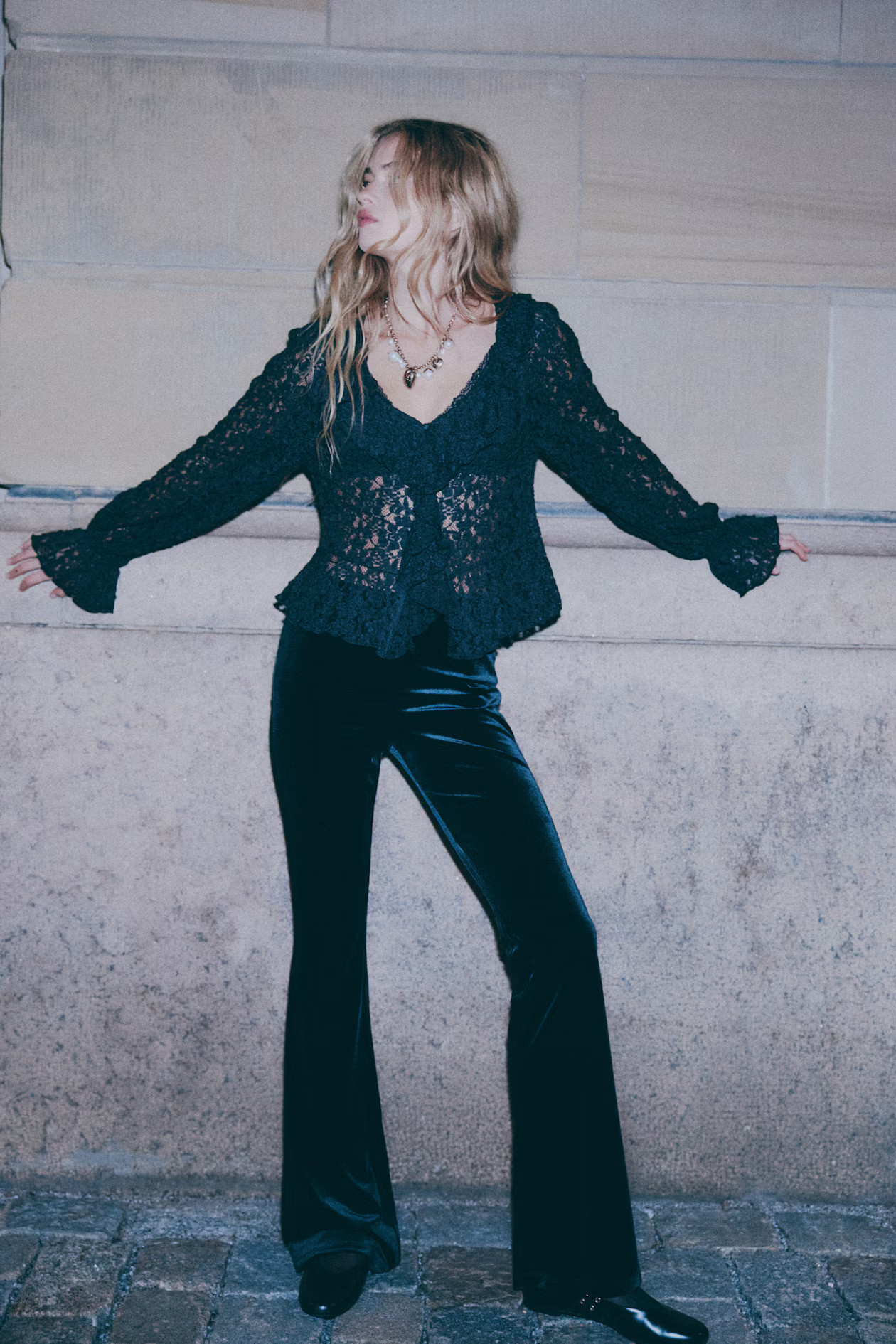 Flared Velour Pants | H&M (US + CA)