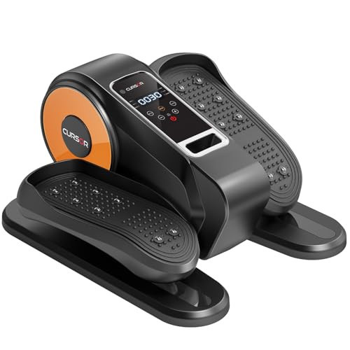 Under Desk Elliptical Machine, Electric Seated Pedal Exerciser, Mini Elliptical Leg Exerciser with Remoter, 12 Level Speeds, Forward & Reverse Direction, Manual & Auto Mode for Home Office | Amazon (US)