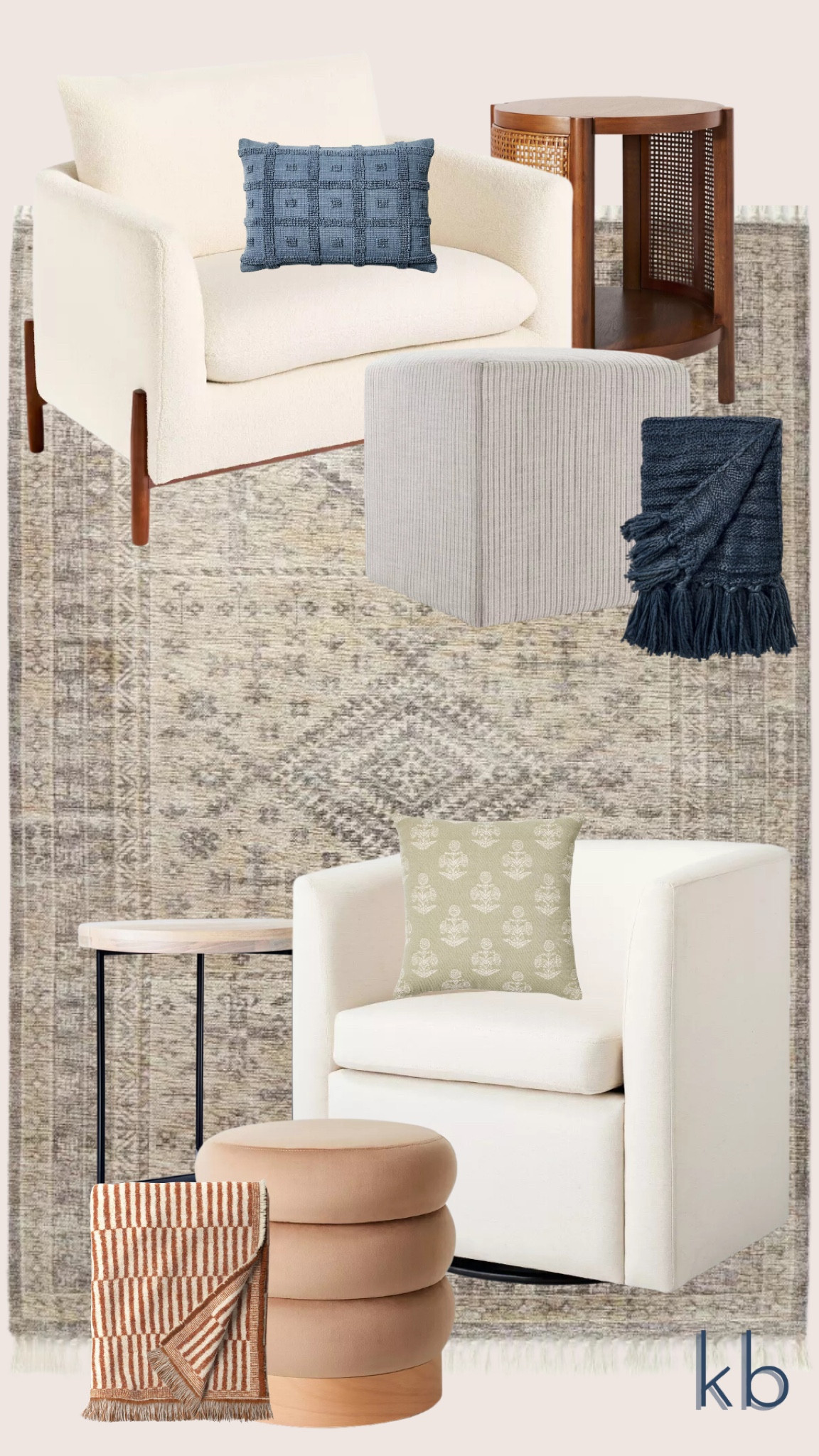 One rug, styled two ways 

#LTKHome #LTKFindsUnder100 #LTKSeasonal