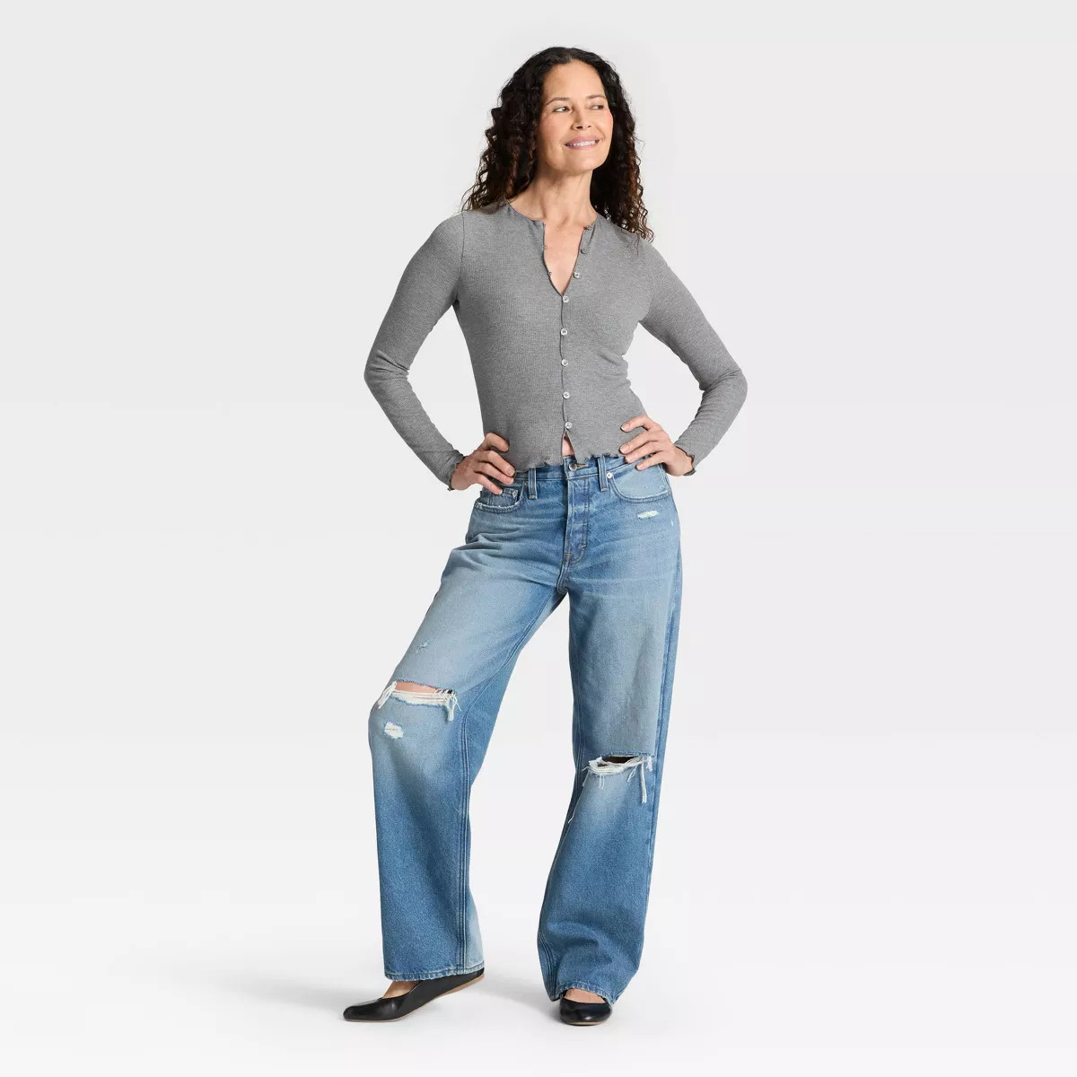 Women's Mid-Rise 90's Baggy Denim Jeans - Universal Thread™ | Target