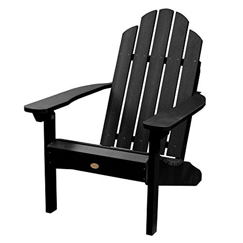 Highwood AD-CLAS1-BKE Classic Westport Adirondack Chair, Black | Amazon (US)