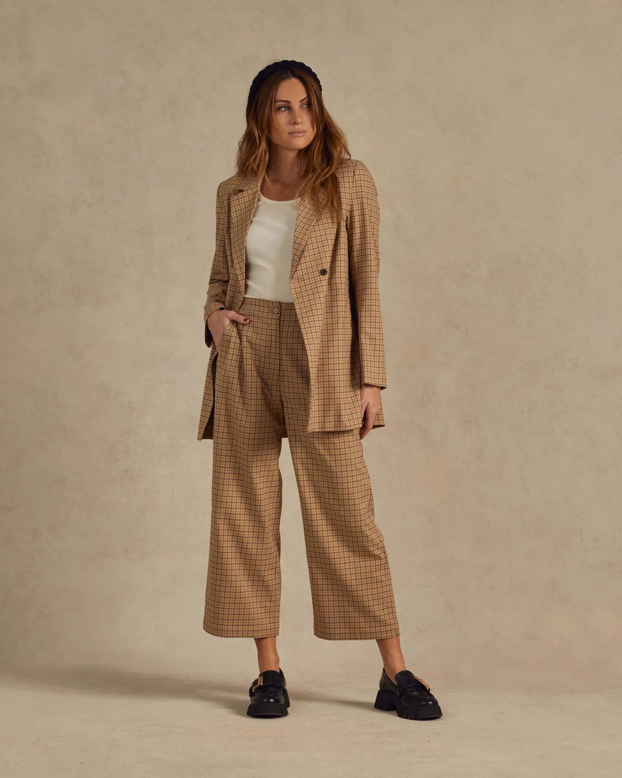 Brooklyn Trouser | Autumn Plaid | Rylee + Cru