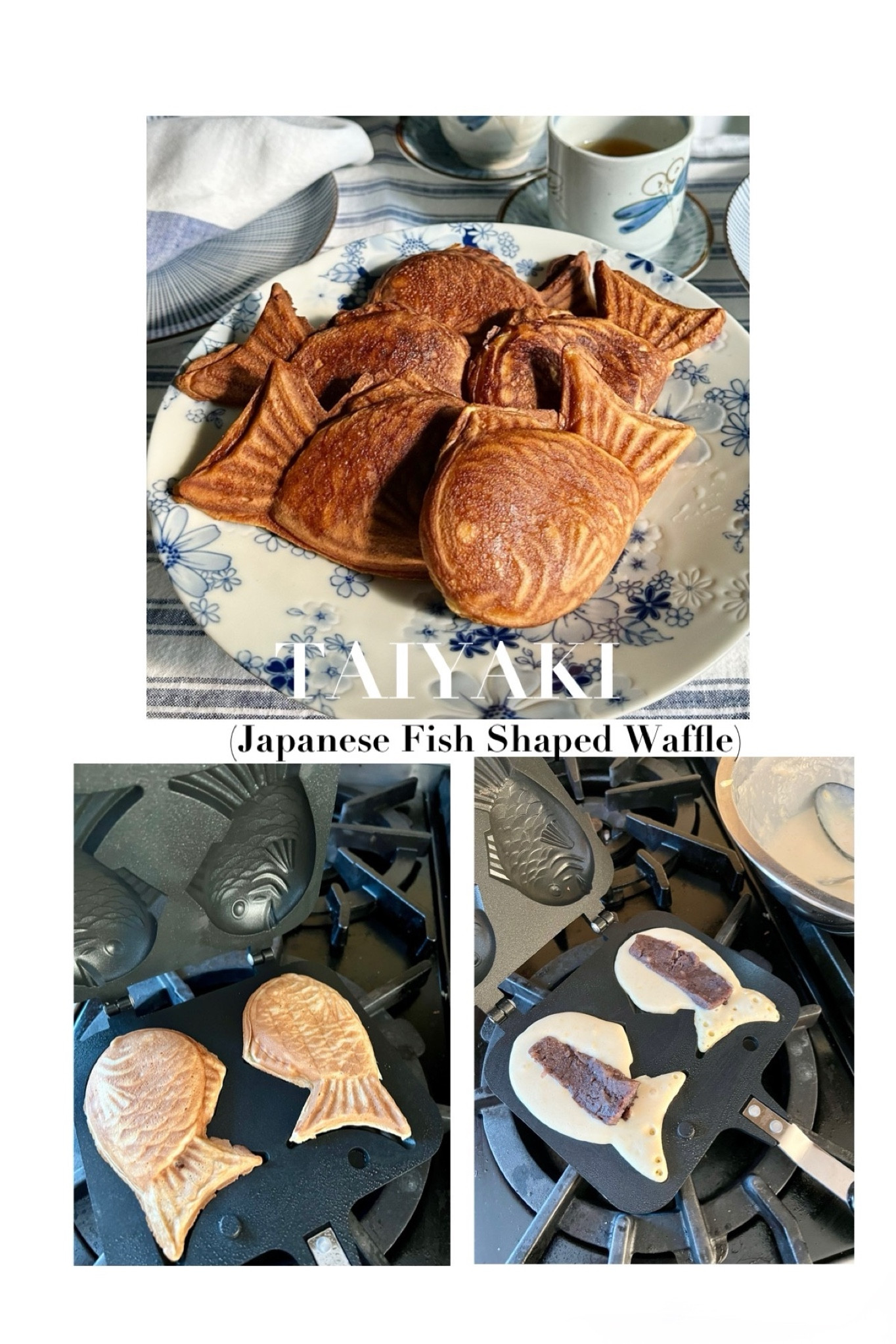 Taiyaki is classic Japanese street food. It’s a warm fish-shaped cake with red bean filling. Other filling includes custard cream, chocolate, Nutella, cheese and more. Best eaten when Taiyaki is freshly made. The crispy exterior surrounding the warm soft cake with your favorite filling is simply delicious.


#LTKHome