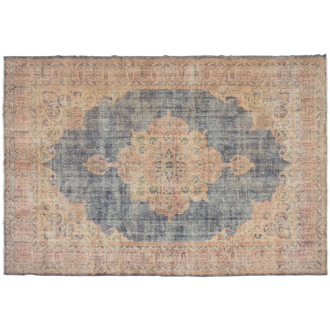 Area Rug, "Turkish Rug, Vintage Rug, 7.10 x 11.2 feet, Oushak Rug, Antique Rug, Oriental Rug, Han... | Etsy (US)