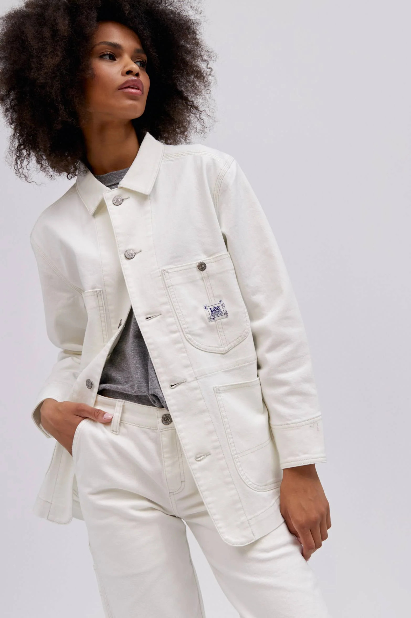 Lee x Daydreamer Chore Jacket in Ecru | Daydreamer