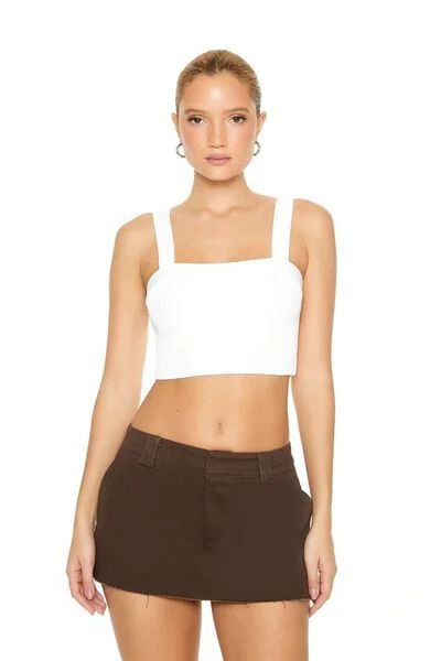 Ribbed Sweater-Knit Crop Top | Forever 21