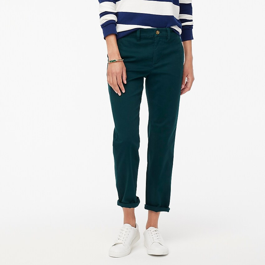 High-rise girlfriend chino pant | J.Crew Factory