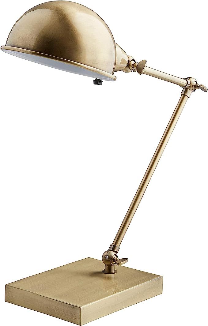 Amazon Brand – Stone & Beam Vintage Task Table Desk Lamp With LED Light Bulb - 6.5 x 10 x 14 In... | Amazon (US)