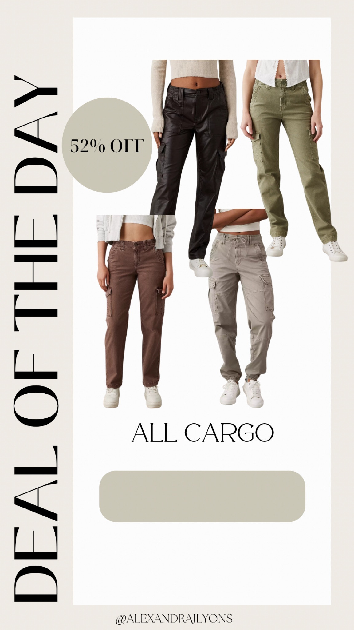 Cargo sale
Trending
American Eagle
Sale
Cyber week

#LTKworkwear #LTKfindsunder50 #LTKCyberWeek