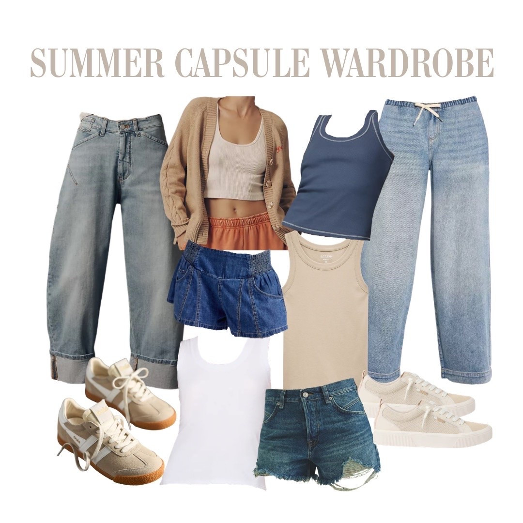 A summer capsule wardrobe is all about versatile pieces you can wear on repeat. Sharing the staples that work for everything from vacation days to everyday errands.

#LTKSeasonal #LTKOver40 #LTKmomlife