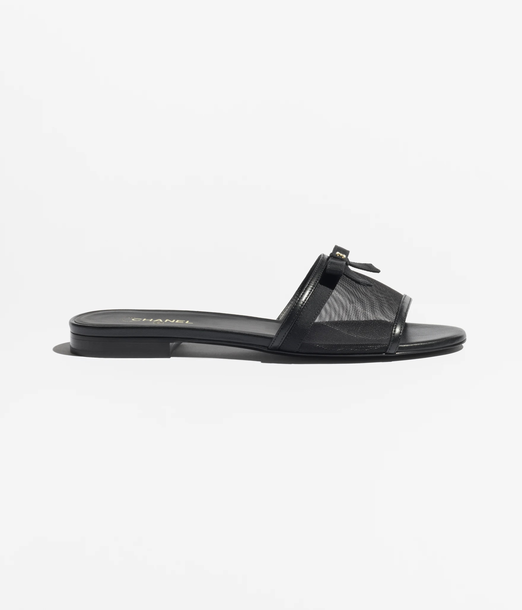 Mules - Mesh, black — Fashion | CHANEL | Chanel, Inc. (US)