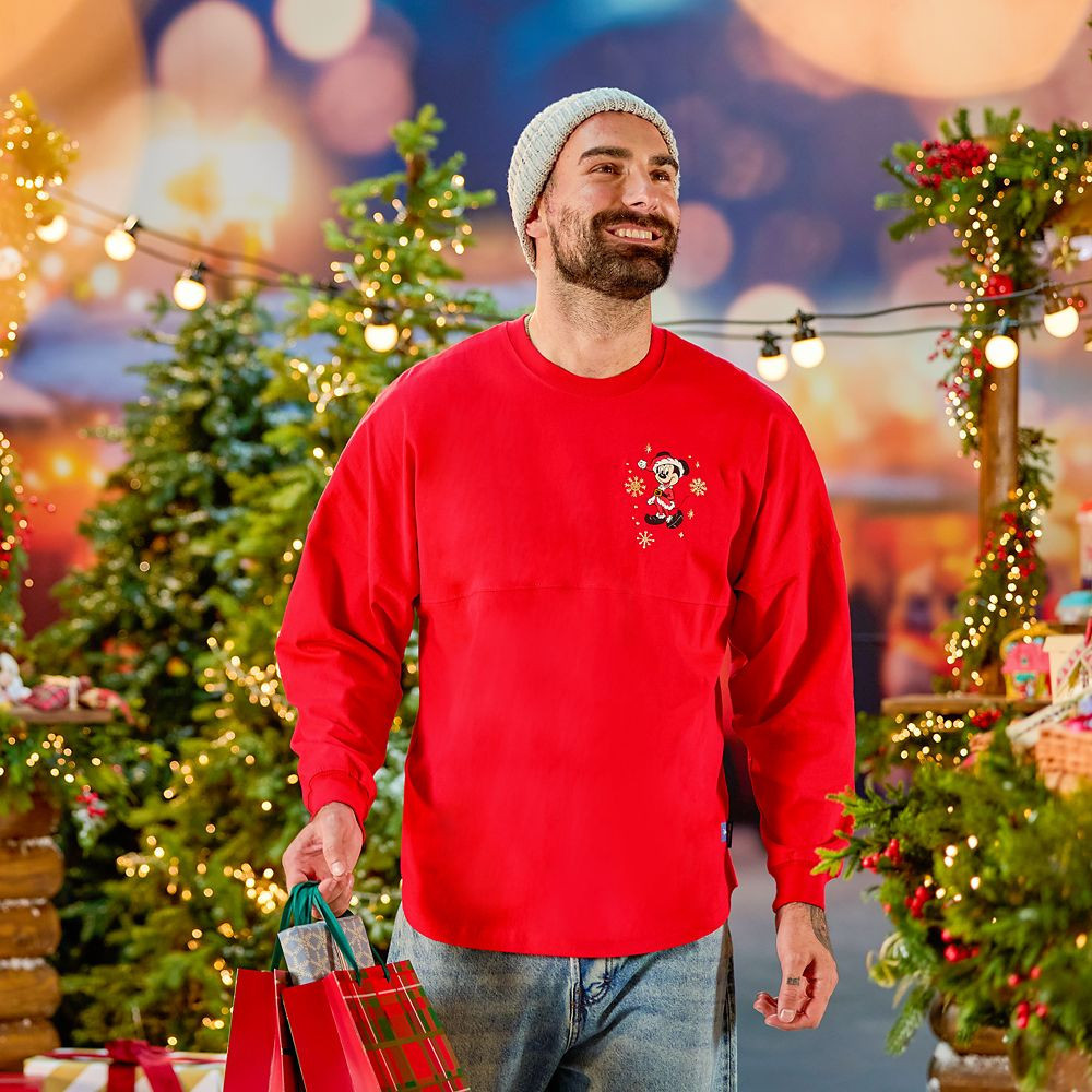 Santa Mickey Mouse and Friends ''Merry Christmas'' Spirit Jersey for Adults Official shopDisney | Disney Store