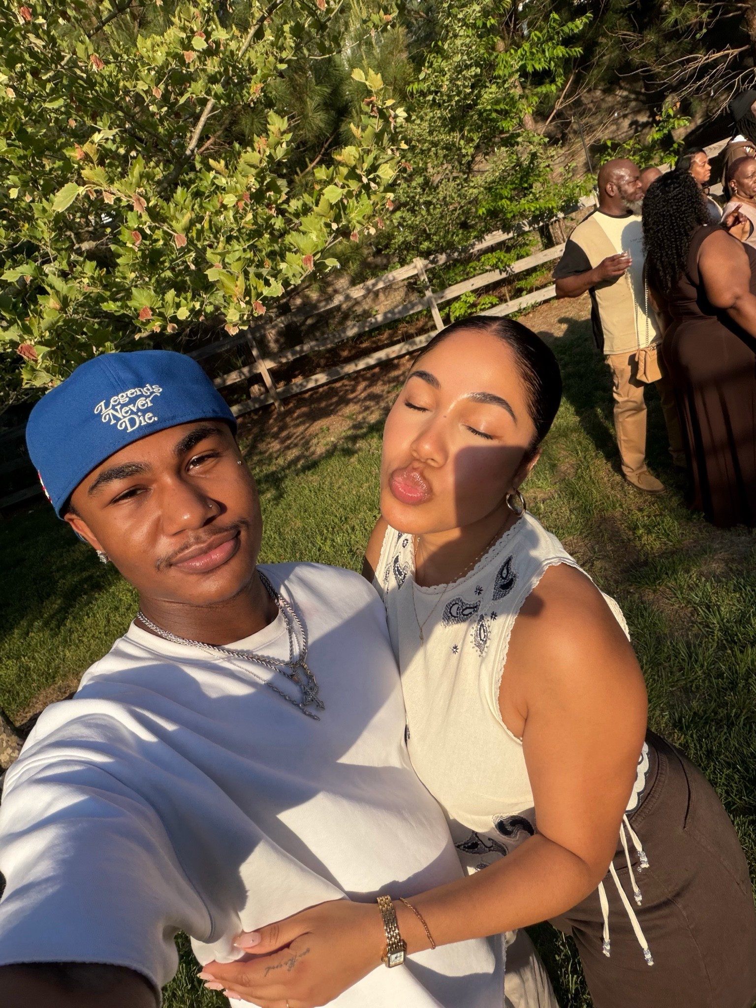 Just me and my cutie patootie son getting some golden hour sun pics 🥹 I can’t believe he’s about to be 20 in November 😩 That’s actually nuts! Anyway, the fit is Zara and I love this embroidered cream top! I got sooo many compliments! And y’all already know how much I love my Zara mom shorts 🙌🏾 #zarafinds #zara #motherandson

#LTKootd #LTKmomlife