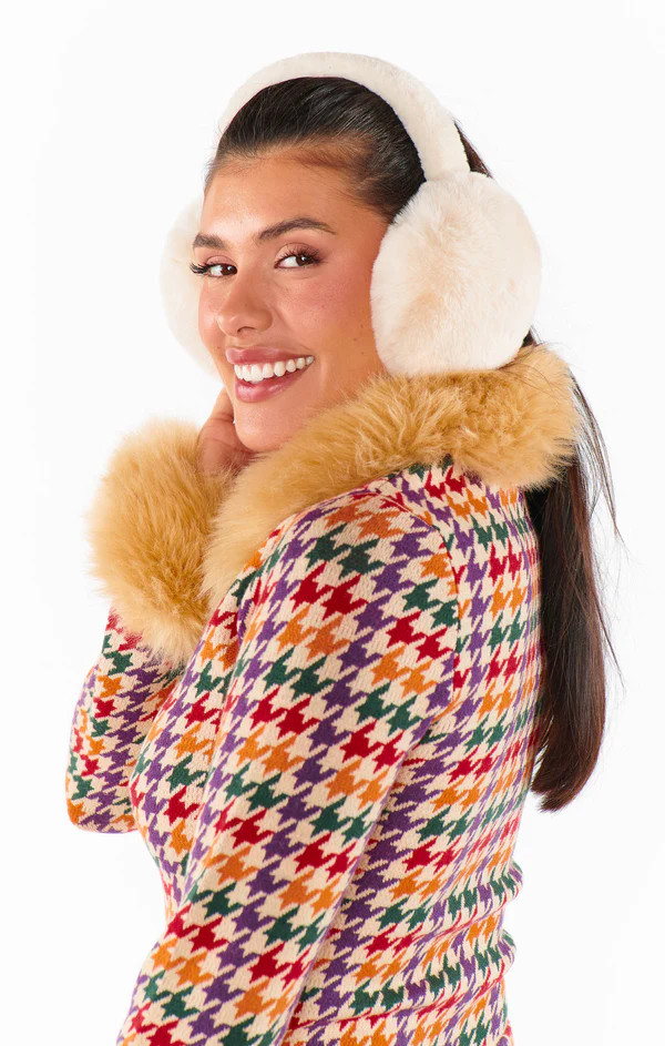 Everly Earmuff ~ Beige Faux Fur | Show Me Your Mumu