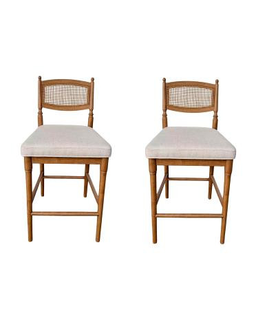 Set Of 2 18.75x39 Cane Back Counter Stools | Kitchen & Dining Room | TJ Maxx | TJ Maxx
