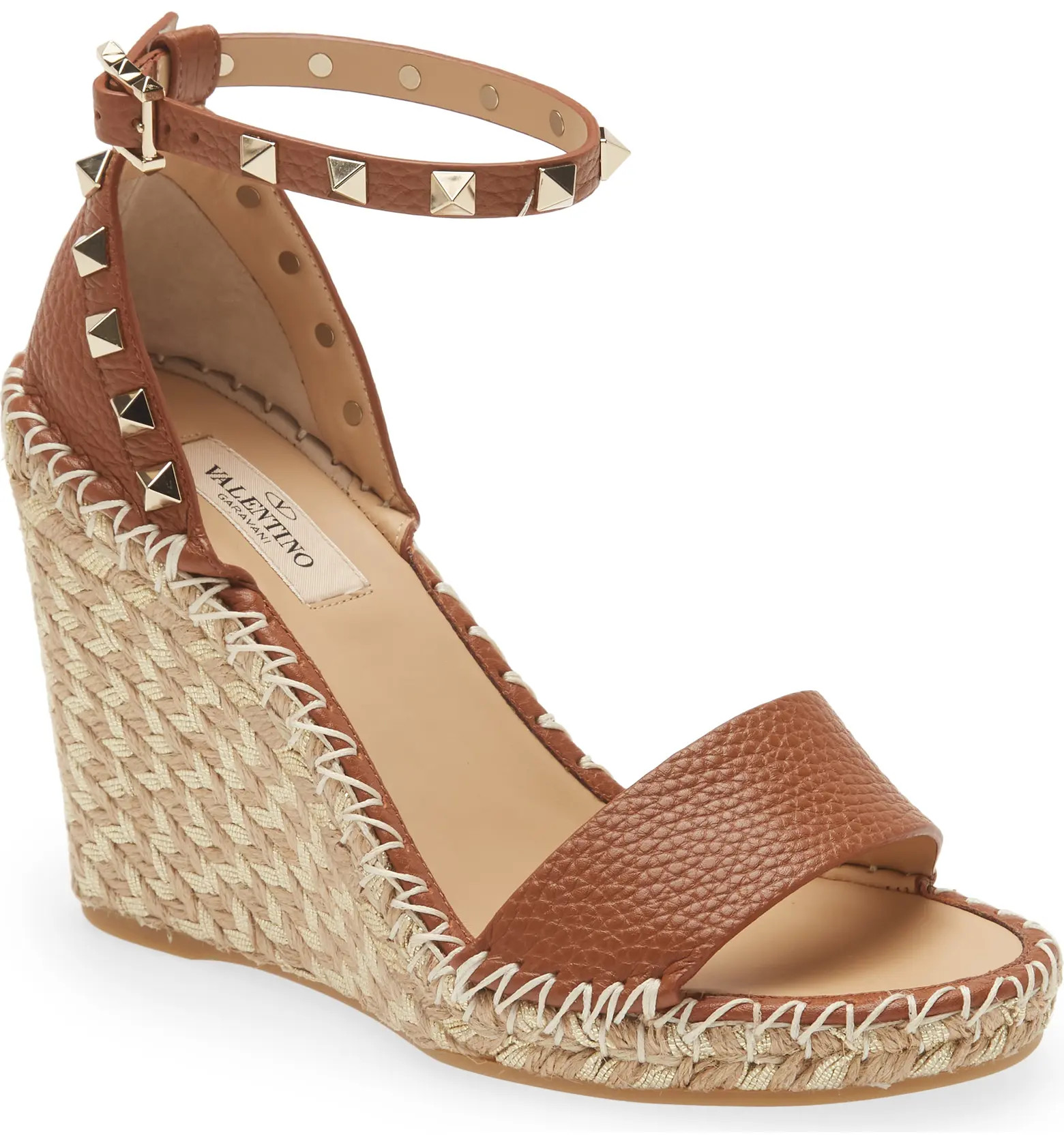 Valentino Garavani Valentino Rockstud Espadrille Wedge Sandal | Nordstrom | Nordstrom