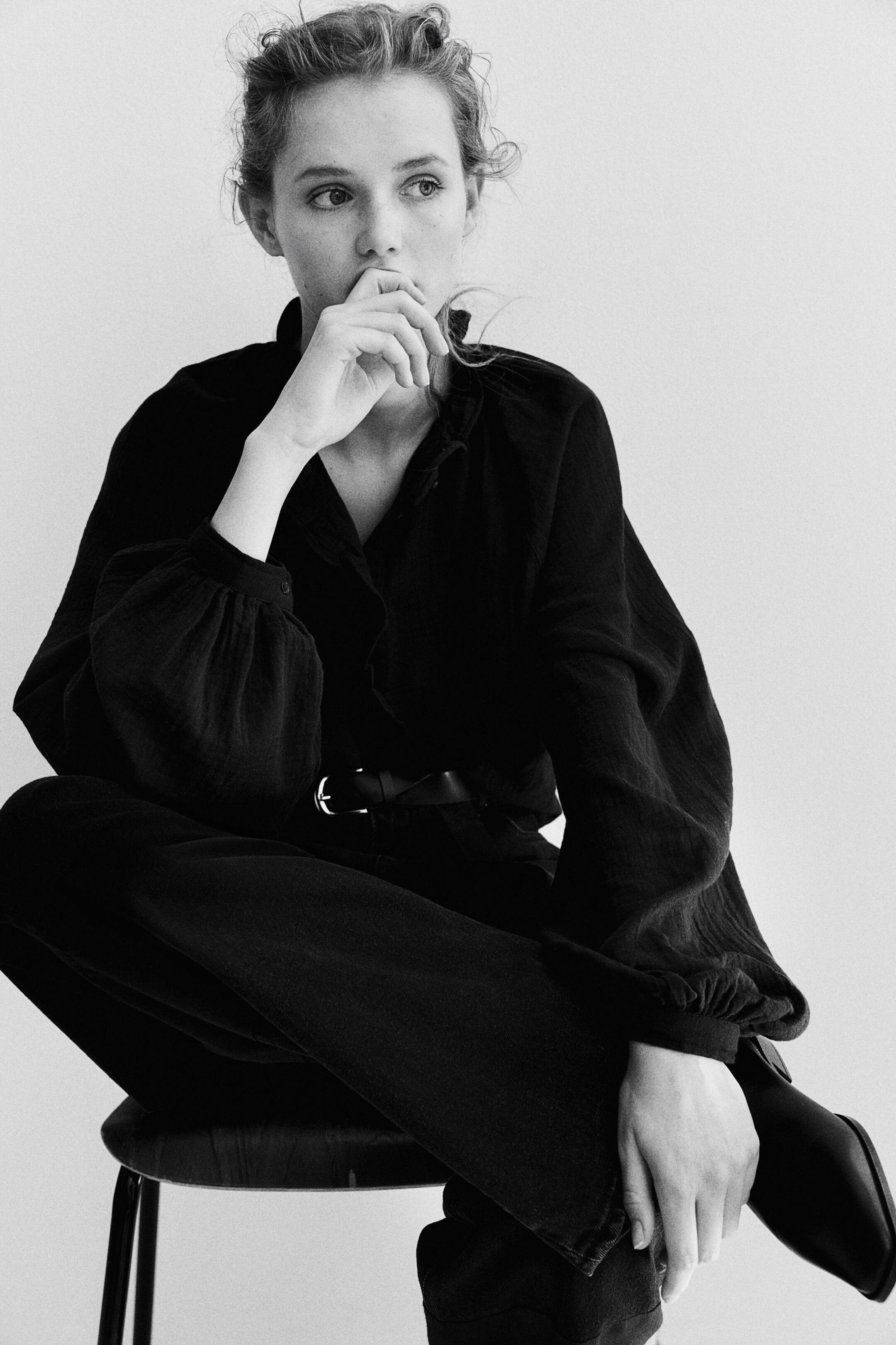 Ruffle-trimmed Muslin Blouse | H&M (US + CA)