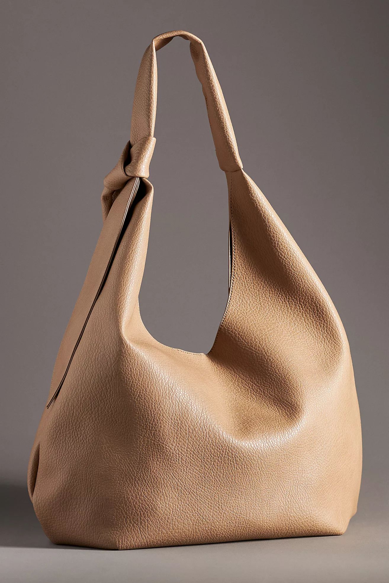 Maeve Knotted Bow Slouchy Bag | Anthropologie (US)