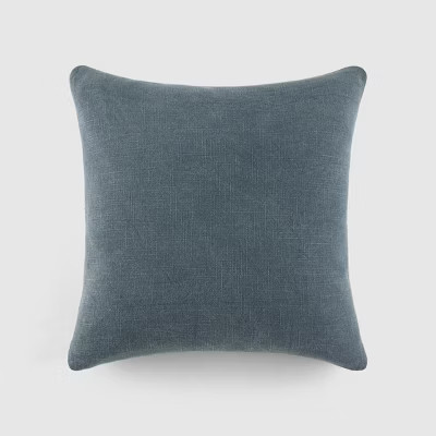 Stone Washed and Distressed Cotton Decor Throw Pillow Cover And Pillow Insert Set - Becky Cameron... | Target