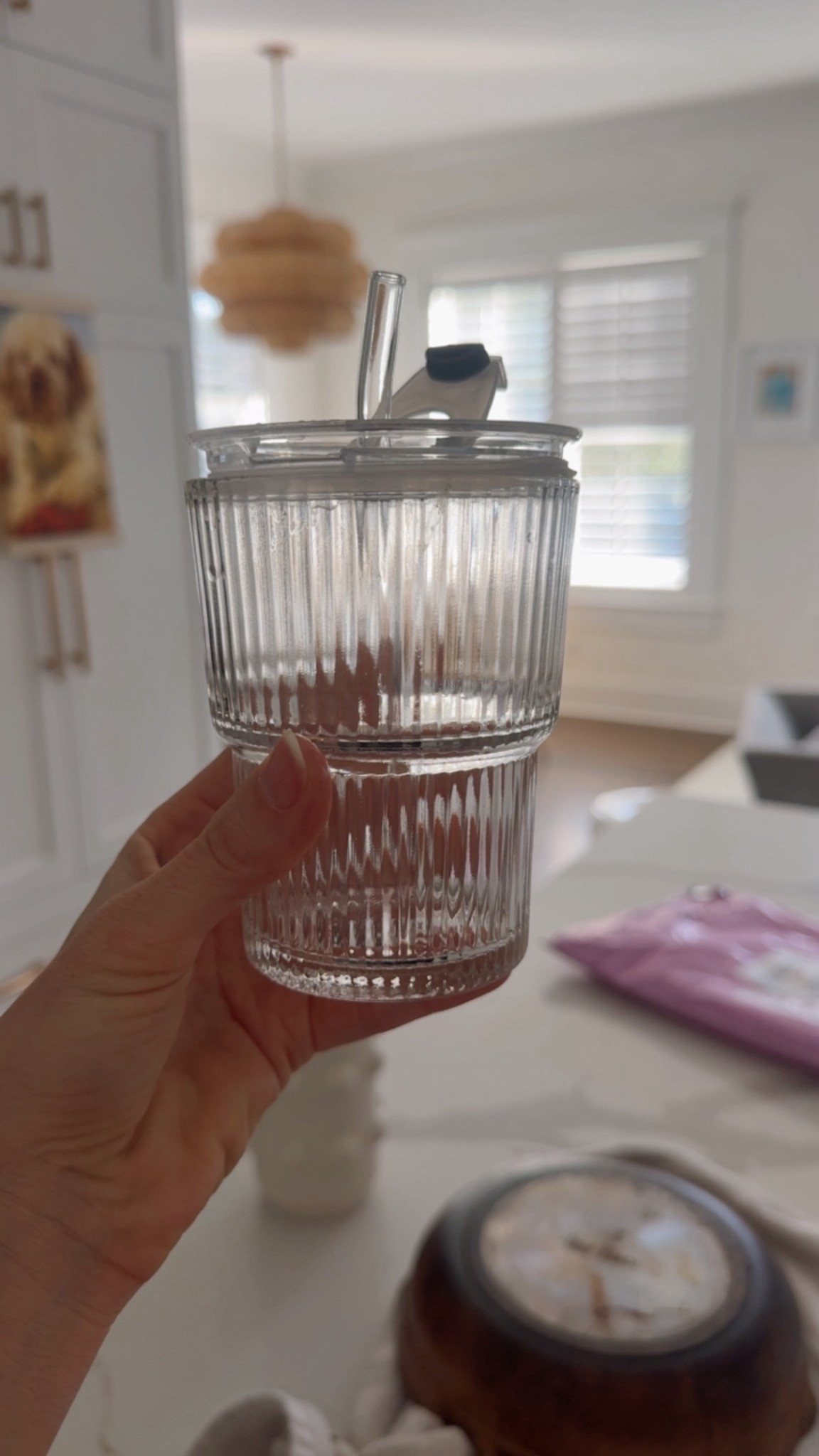 The cutest little to go iced matcha glasses