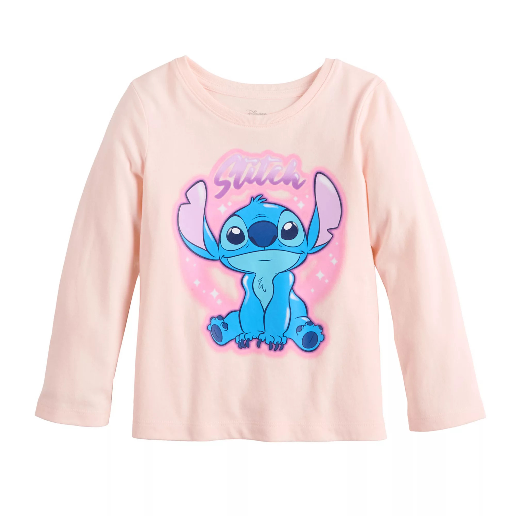 Baby & Toddler Girl Jumping Beans® Disney's Stitch Long Sleeve Graphic Tee | Kohl's