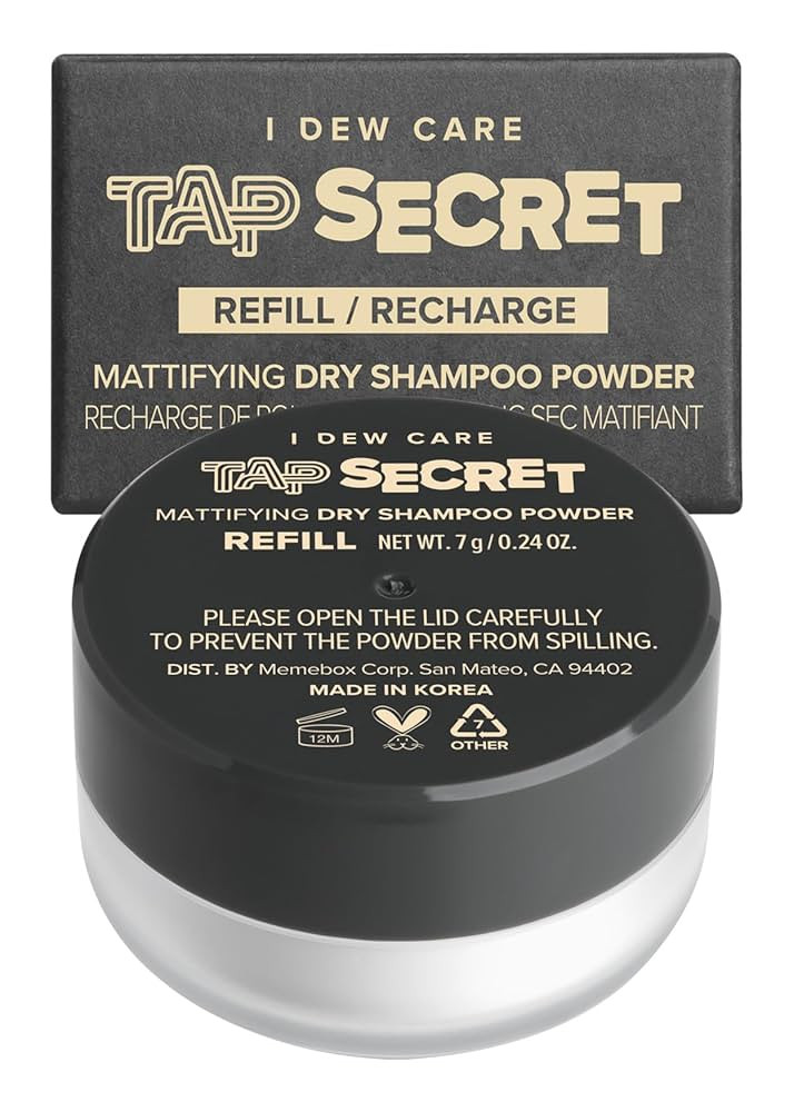 I DEW CARE Tap Secret Dry Shampoo Powder Refill with Biotin | Strengthening & Volumizing, Refilla... | Amazon (US)