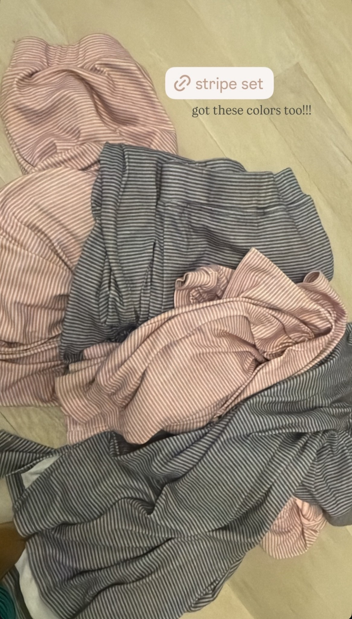 So many color options for the striped sets I bought on Amazon! 😍

#LTKdayinmylife #LTKootd #LTKgrwm