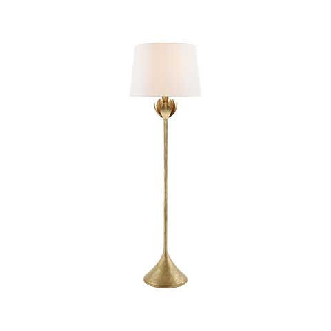 Alberto Large Floor Lamp in Antique Gold Leaf | Caitlin Wilson Design