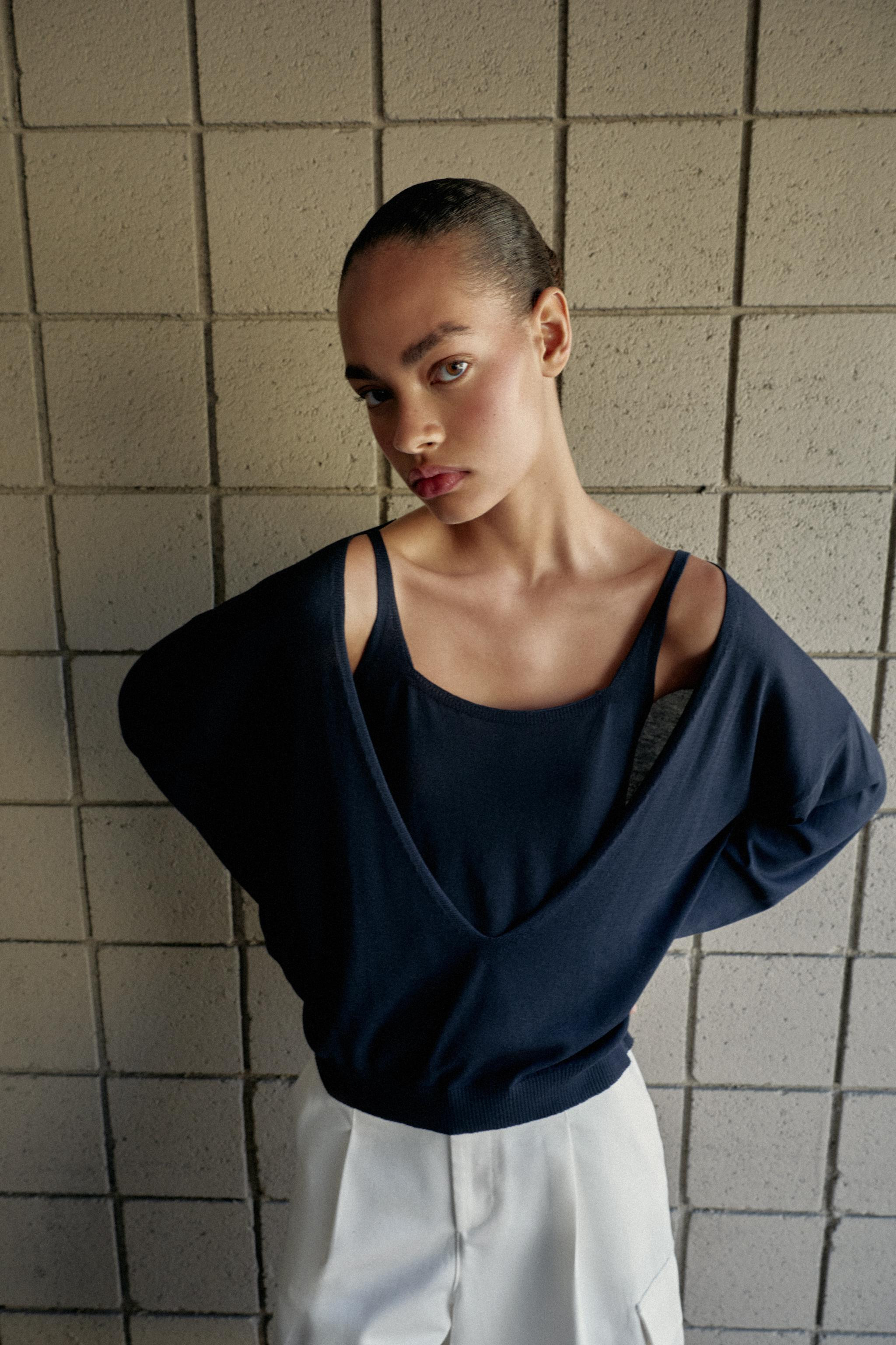 COMBINED KNIT JUMPER | Zara UK