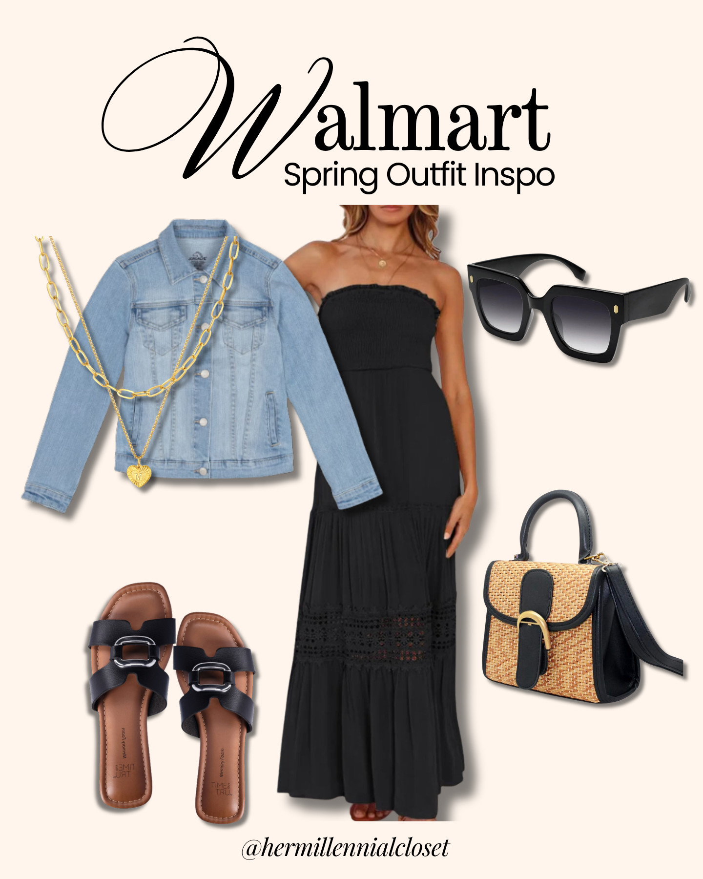 Walmart Spring Outfit 🖤

Effortless, chic, and on repeat, shop the look sis ✨ 

 #LTKootd #LTKSeasonal