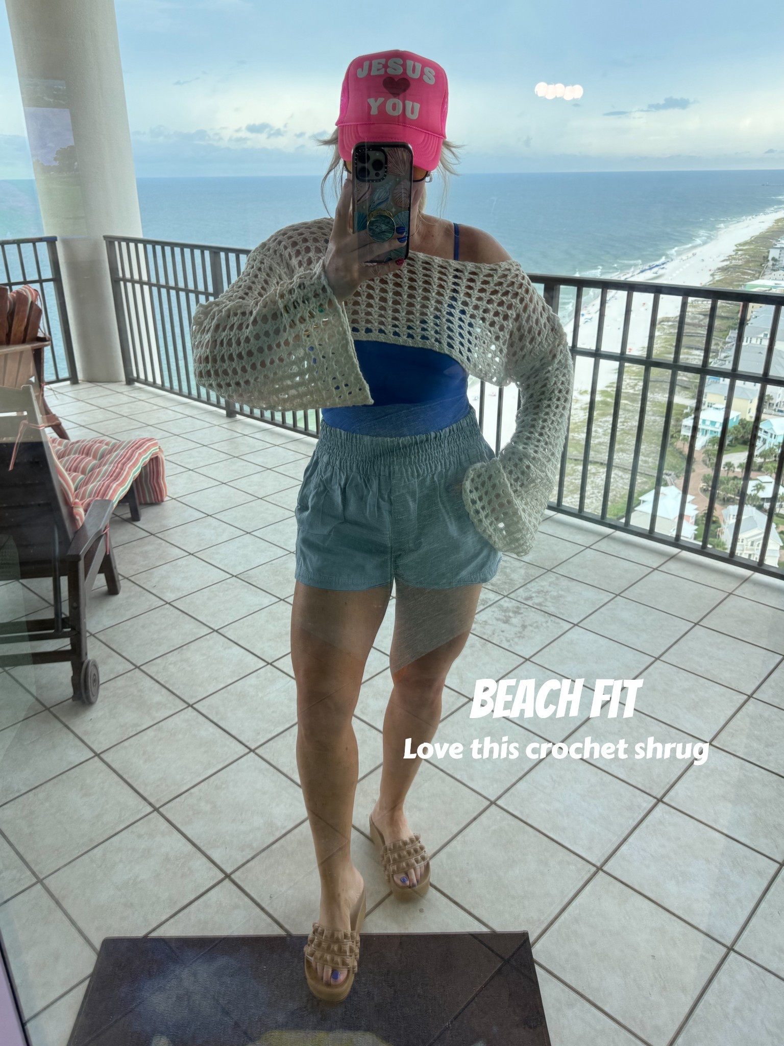 My beach fit 🏖️
Shrug - M
Bathing suit - sized up to a L
Shorts -M 
Sandals - True to size 


#LTKOver40 #LTKStyleTip #LTKFindsUnder50