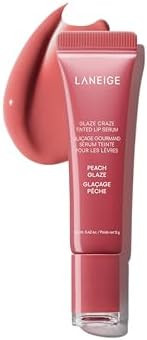 LANEIGE Glaze Craze Tinted Lip Serum: Hydrating, Lip Barrier-Boosting, Softening Lip Serum Treatm... | Amazon (US)