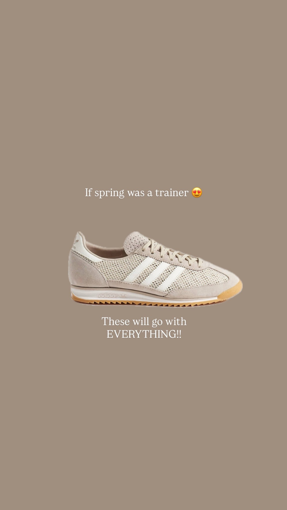 Such a gorg new colourway! Perfect for spring 🌾🤍