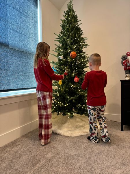 Decorating the nostalgia Christmas tree in their new Abercrombie Christmas pajamas. All Abercrombie kids is still 40% off and my code “AFSHELBY” stacks for an additional 15% off  

#LTKHoliday #LTKkids #LTKCyberWeek