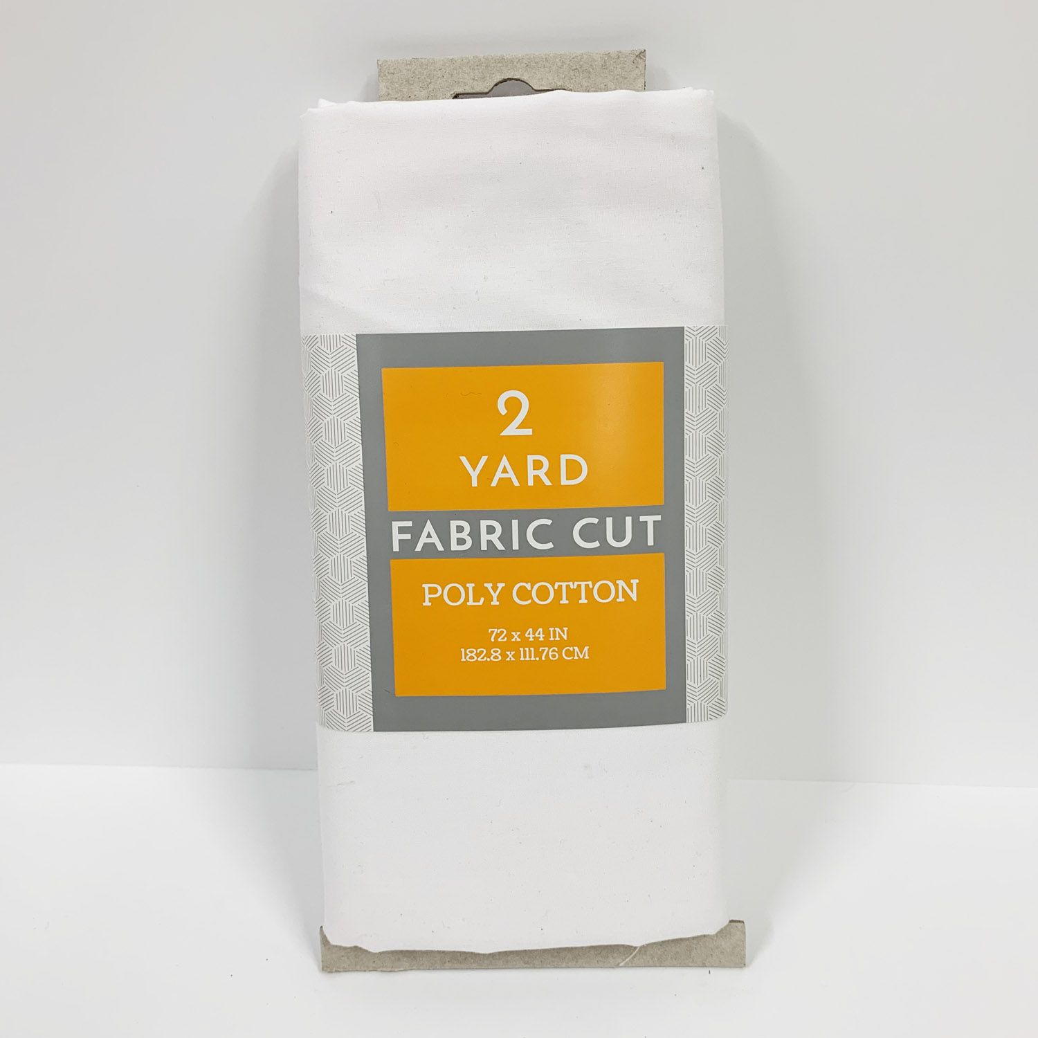 Shason Textiles Craft Quilting Poly Cotton 2 Yards Precut Fabric, White | Walmart (US)