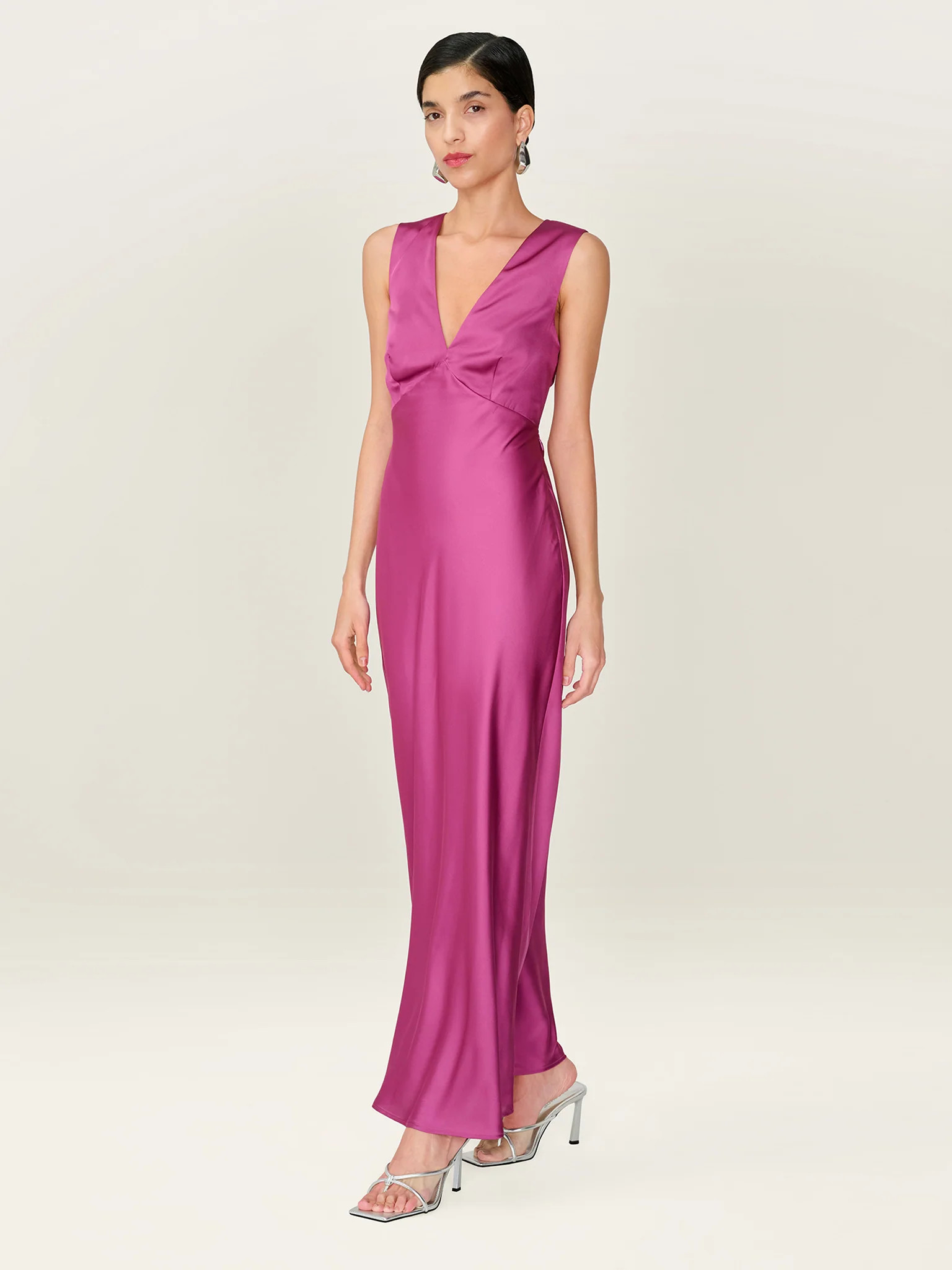 Nova Dress in Magenta | OMNES UK