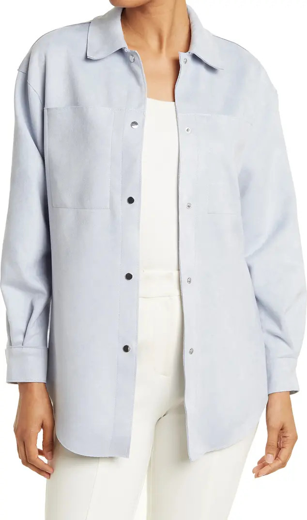 TRUTH BY REPUBLIC Faux Suede Shacket | Nordstromrack | Nordstrom Rack