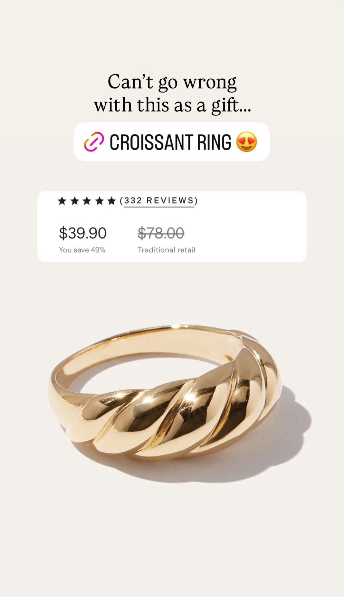You cannot go wrong with this as a gift! The croissant style is so cute! 🥐 ✨

#LTKGiftGuide #LTKFindsUnder100 #LTKFindsUnder50
