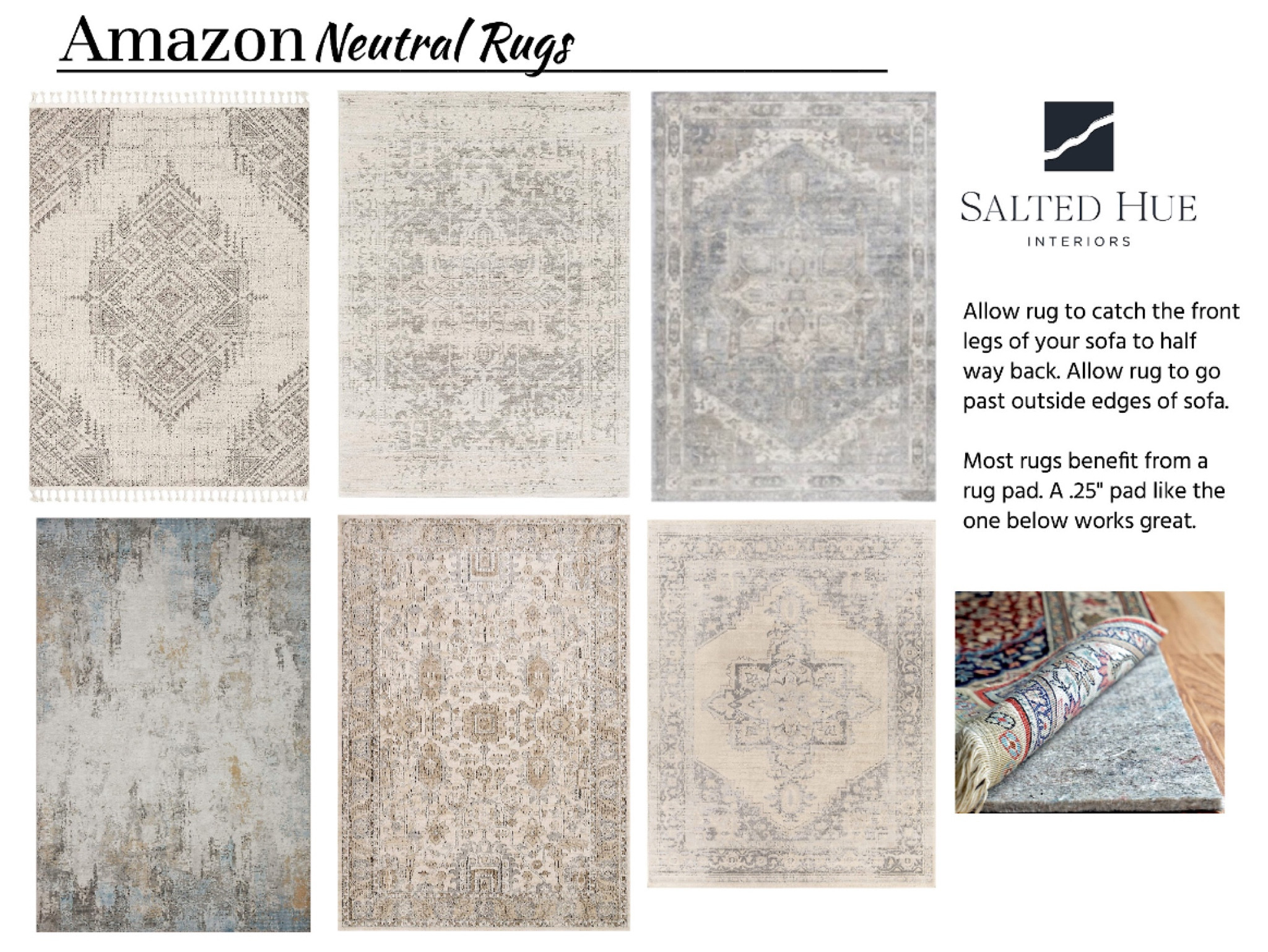 Amazon rugs for any room! Pair with your bed set, your beautiful x couches, or your stunning dining table  

#LTKhome