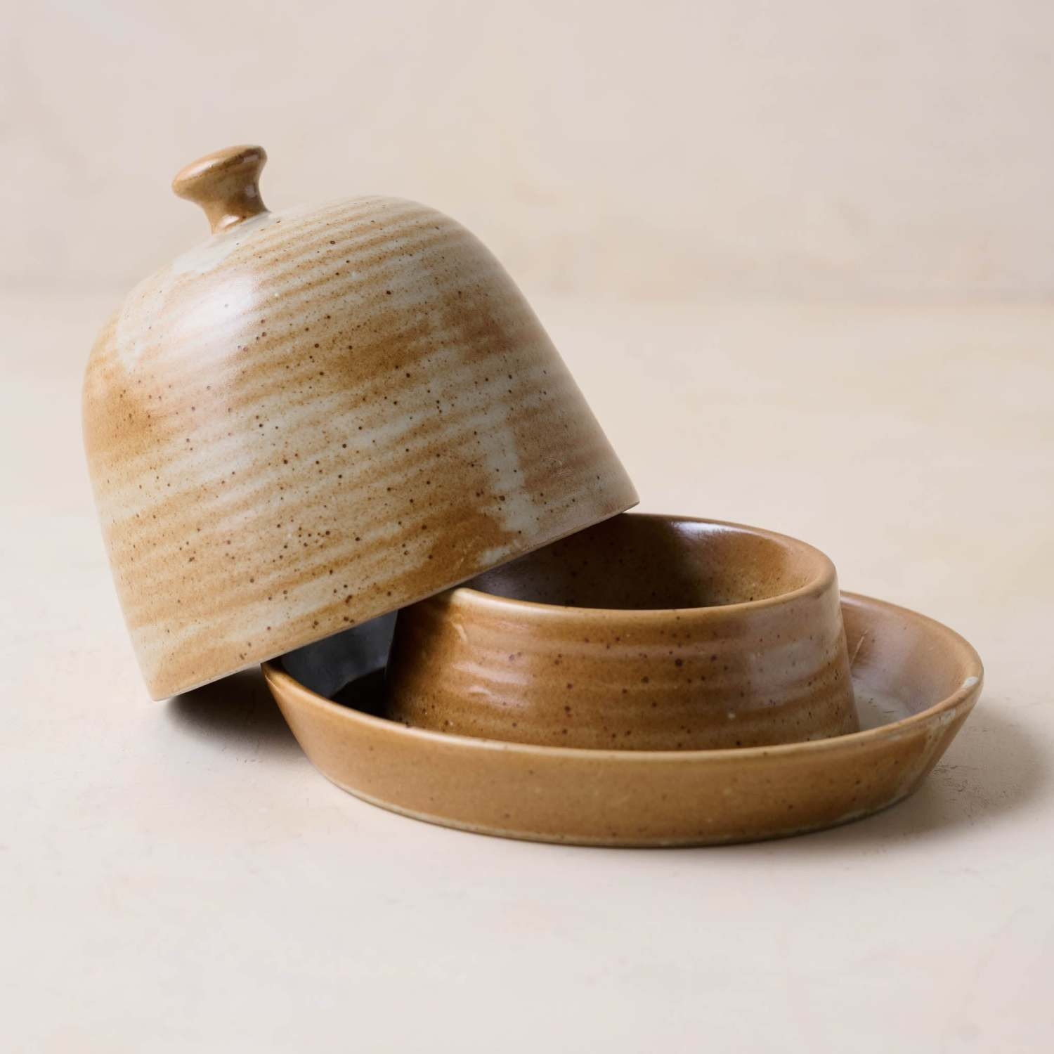 French Grey Reduction Fire Butter Dish | Magnolia