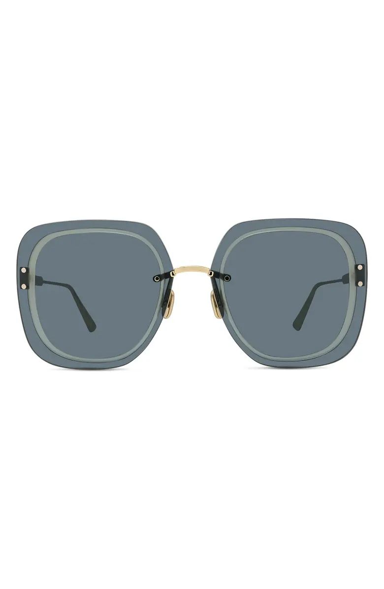 UltraDior 65mm Oversize Square Sunglasses | Nordstrom