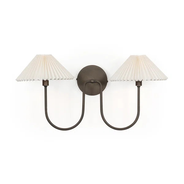 Echol Double Sconce-Light Oil Rubbed Bronze | Wayfair North America