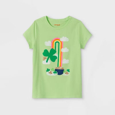 Girls' Printed Short Sleeve Graphic T-Shirt - Cat & Jack™ | Target