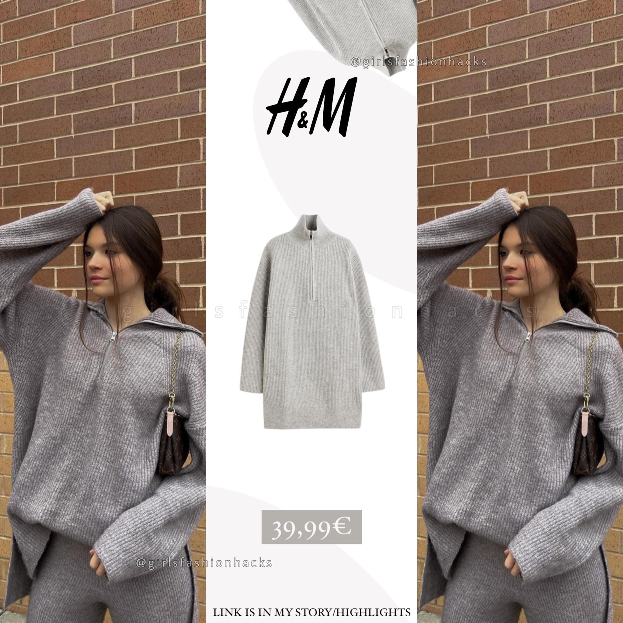 cute @hm knit dress worn by @lexi.strela🪩