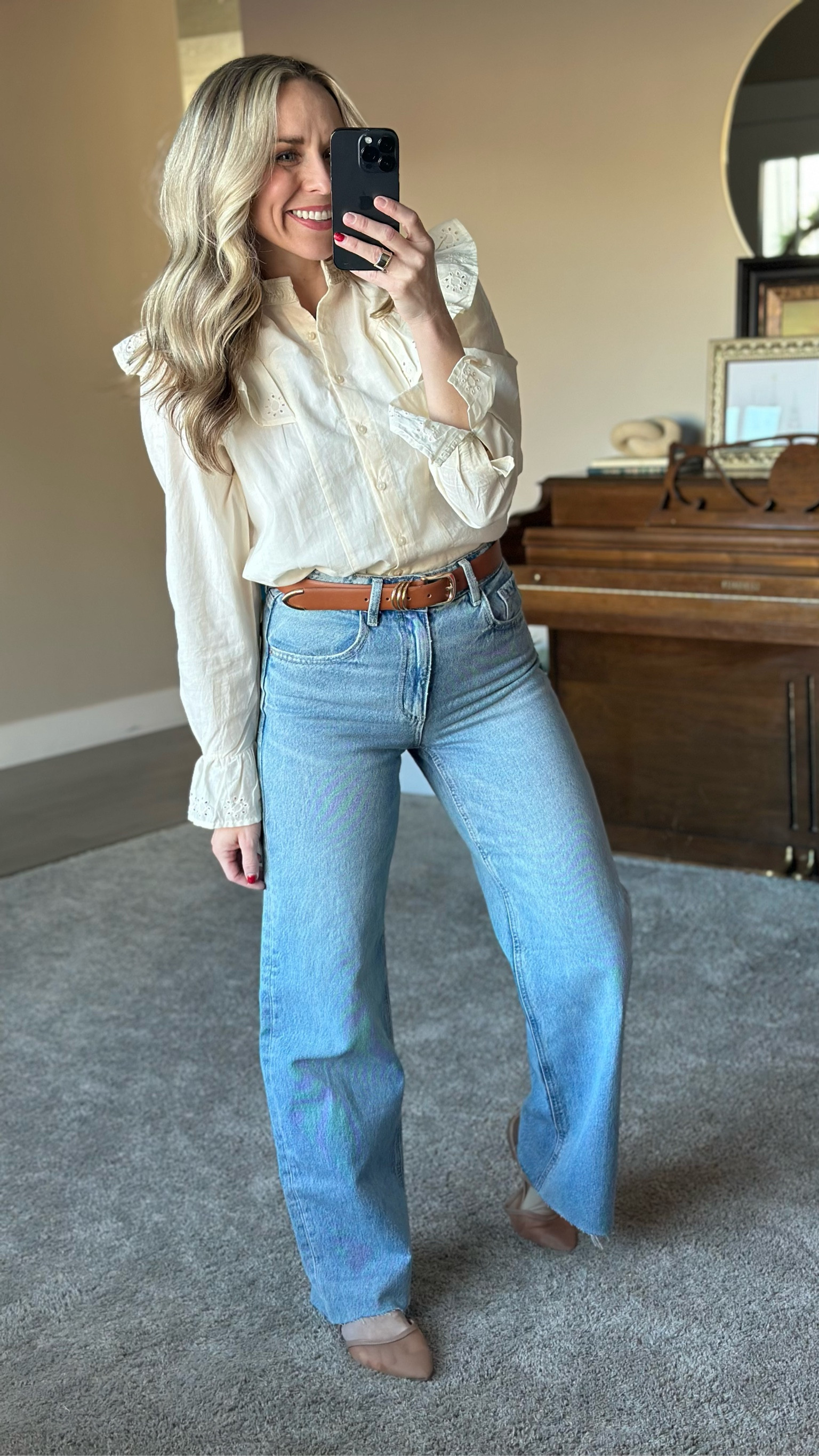 Love this easy elevated mom outfit!

Everything is true to size and these jeans are a dream. 

#LTKFindsUnder100 #LTKMostLoved #LTKStyleTip
