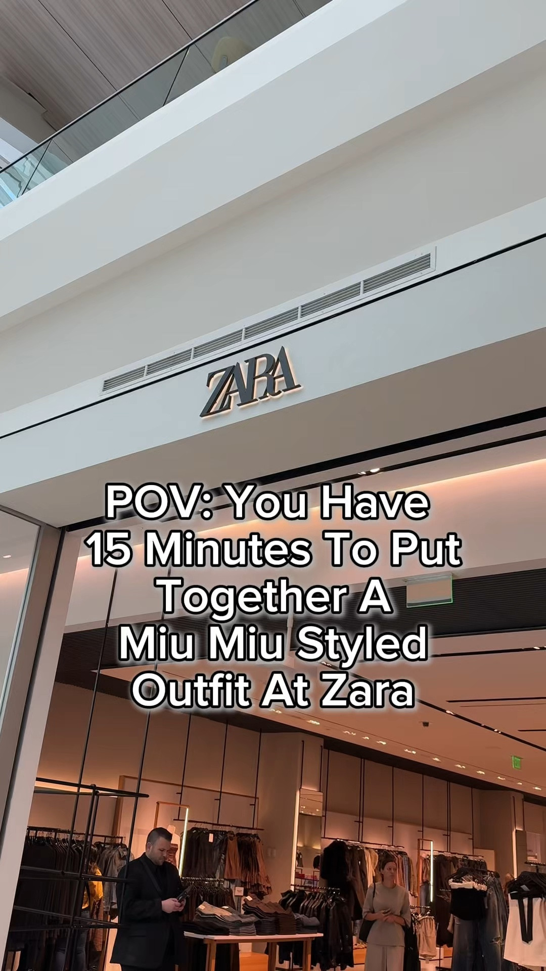 Miu miu inspired outfit at Zara

#LTKgrwm #LTKootd