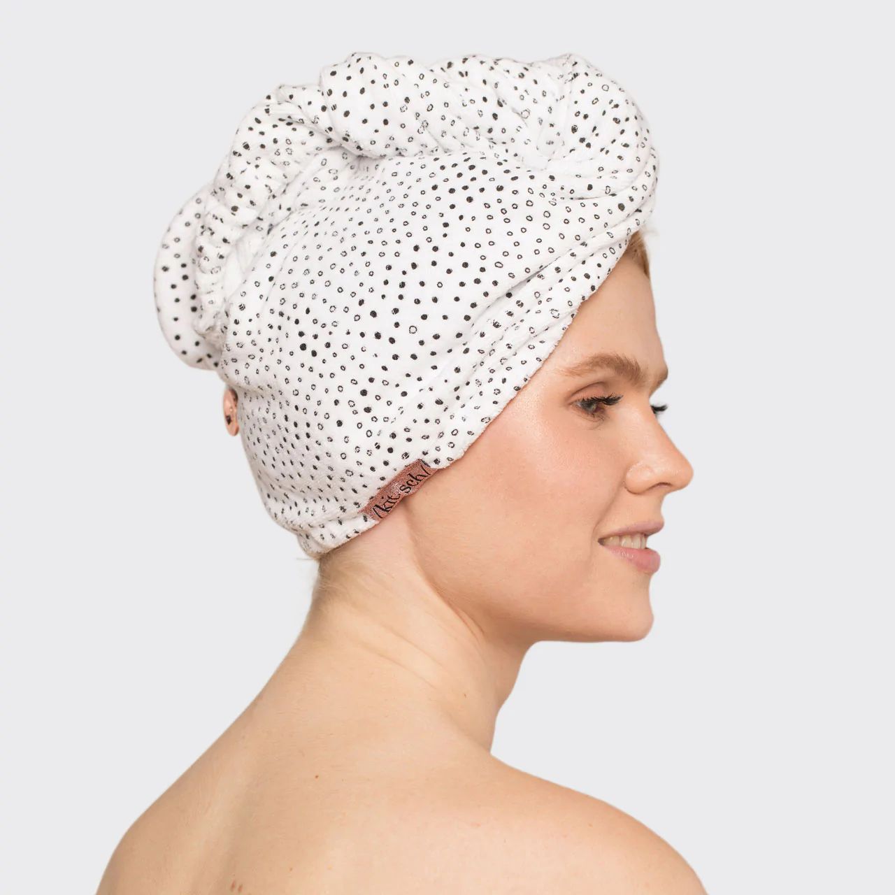 Microfiber Hair Towel - Micro Dot | Kitsch