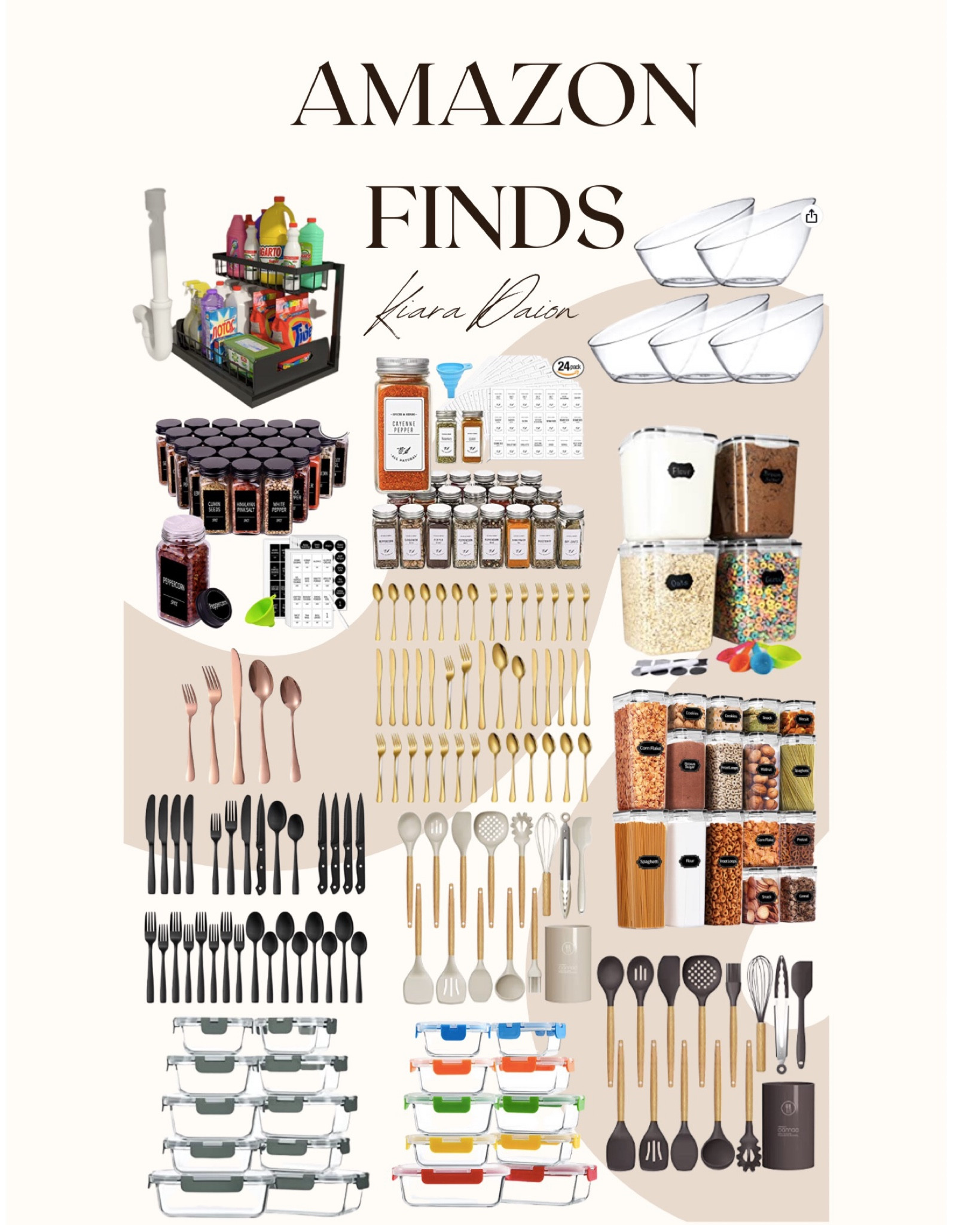 Kitchen organization, containers, utensils and more from Amazon 

#LTKhome #LTKFind #LTKSale