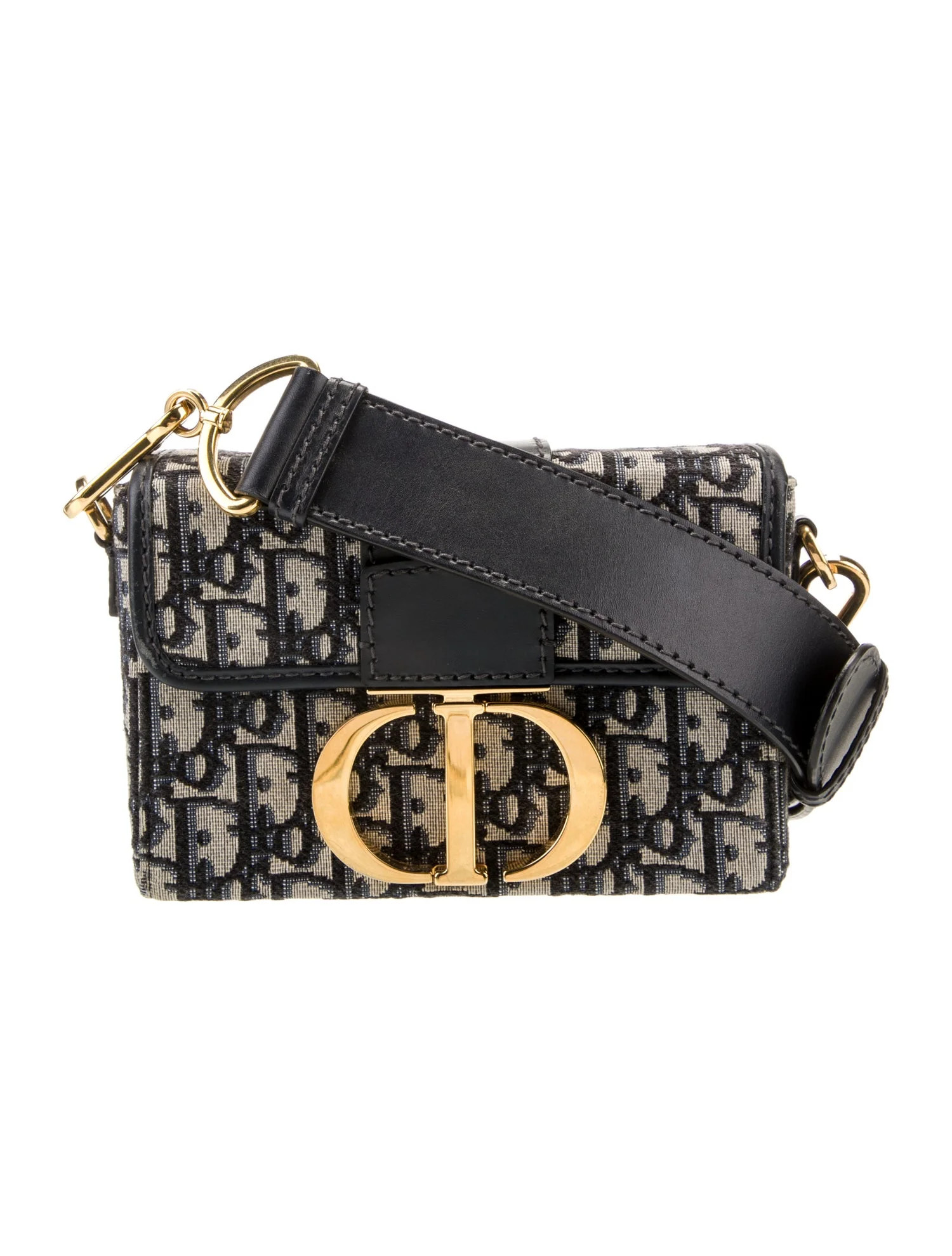 Oblique Jacquard 30 Montaigne Box Bag | The RealReal